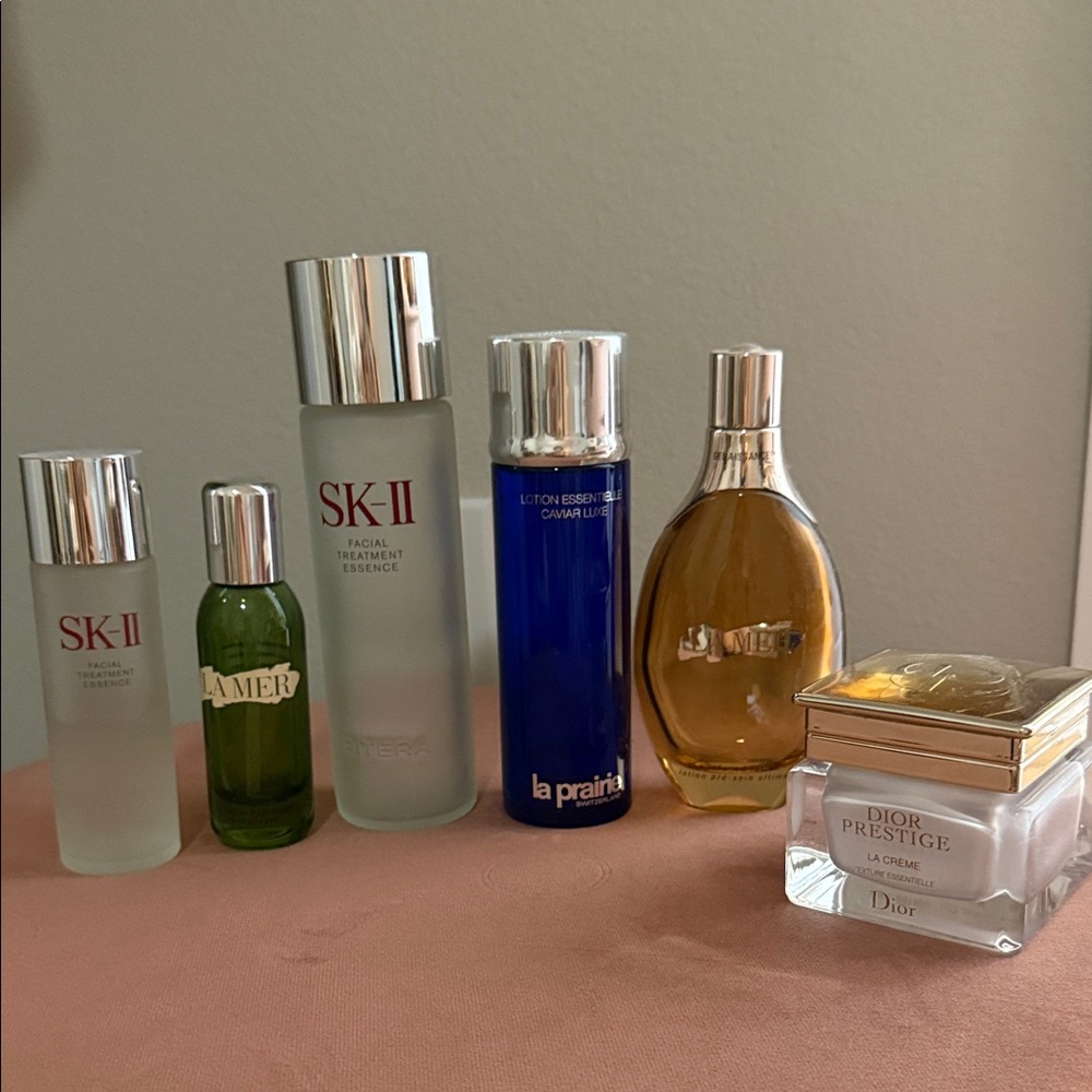 Empty luxury Skincare bottles